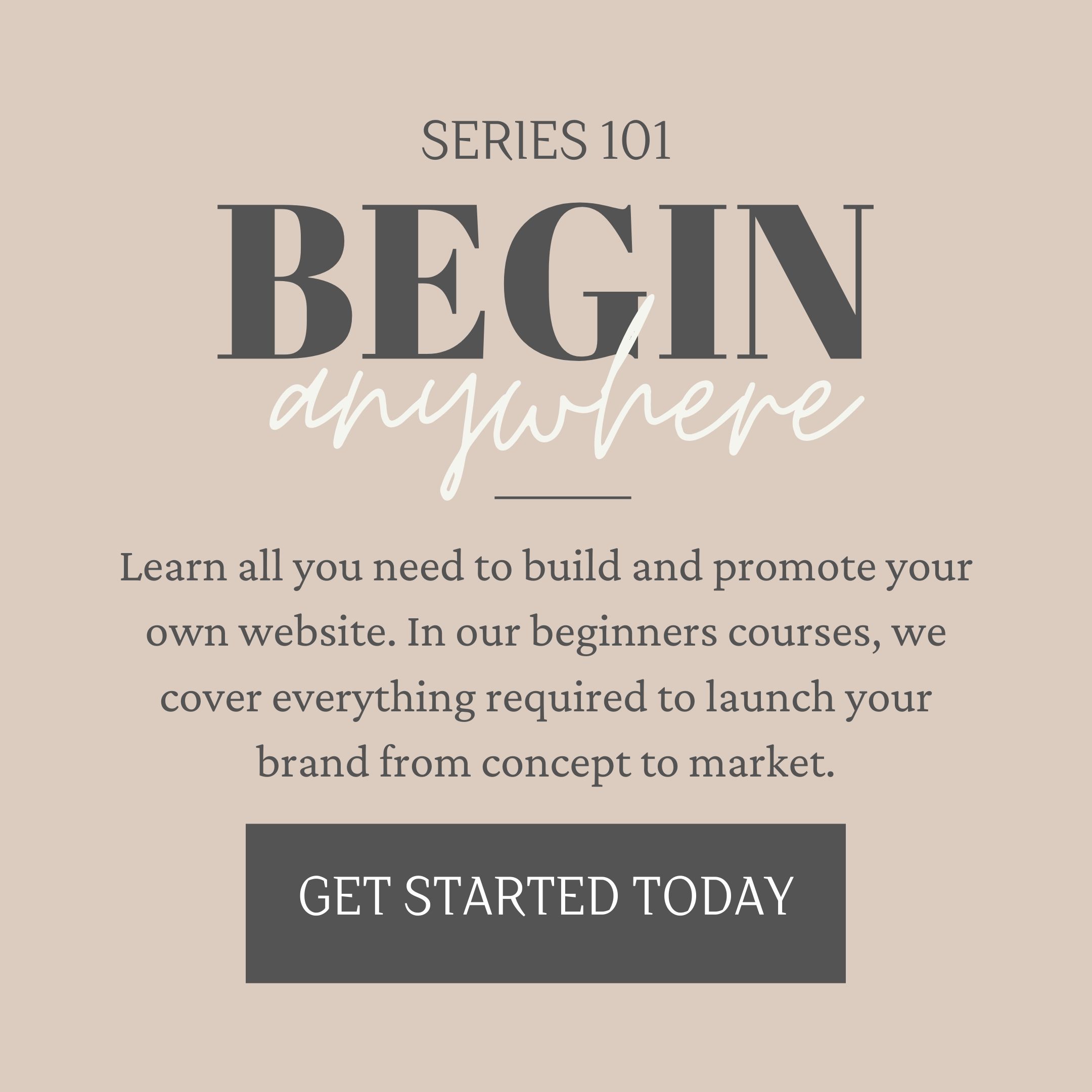 Beginner Online Courses Ad Banner