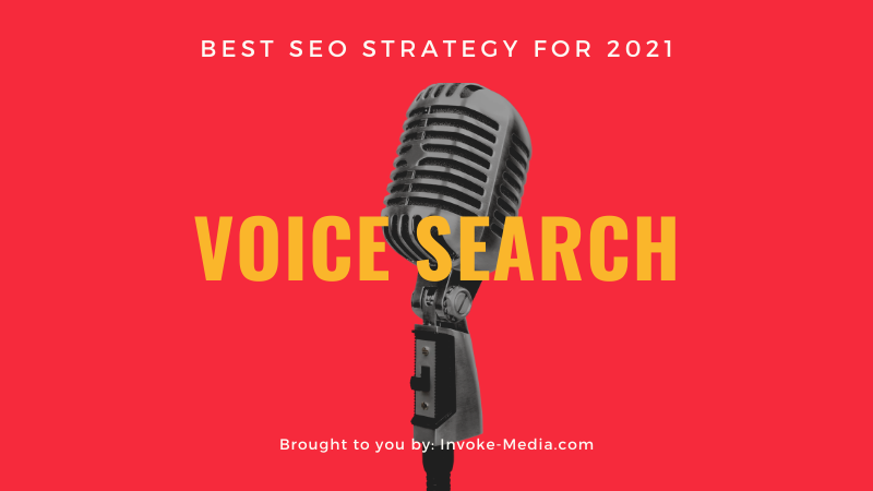 Voice Search Should Be Your Primary SEO Strategy for 2020