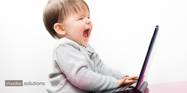 Angry Child at the Computer